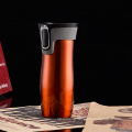 Thermos Vacuum Flask Coffee Cup with Quick-Cap Lid